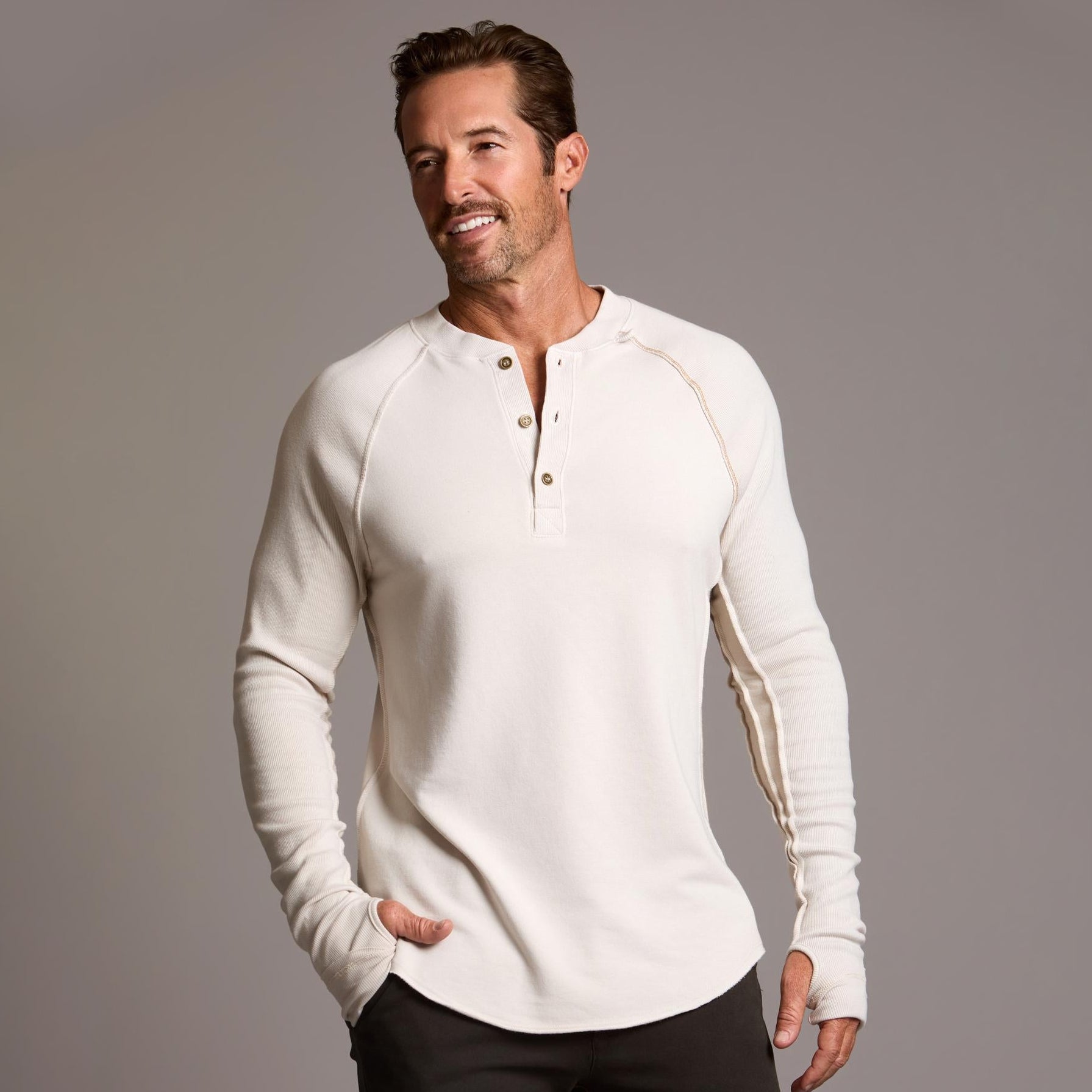The Plush Ribbed Henley