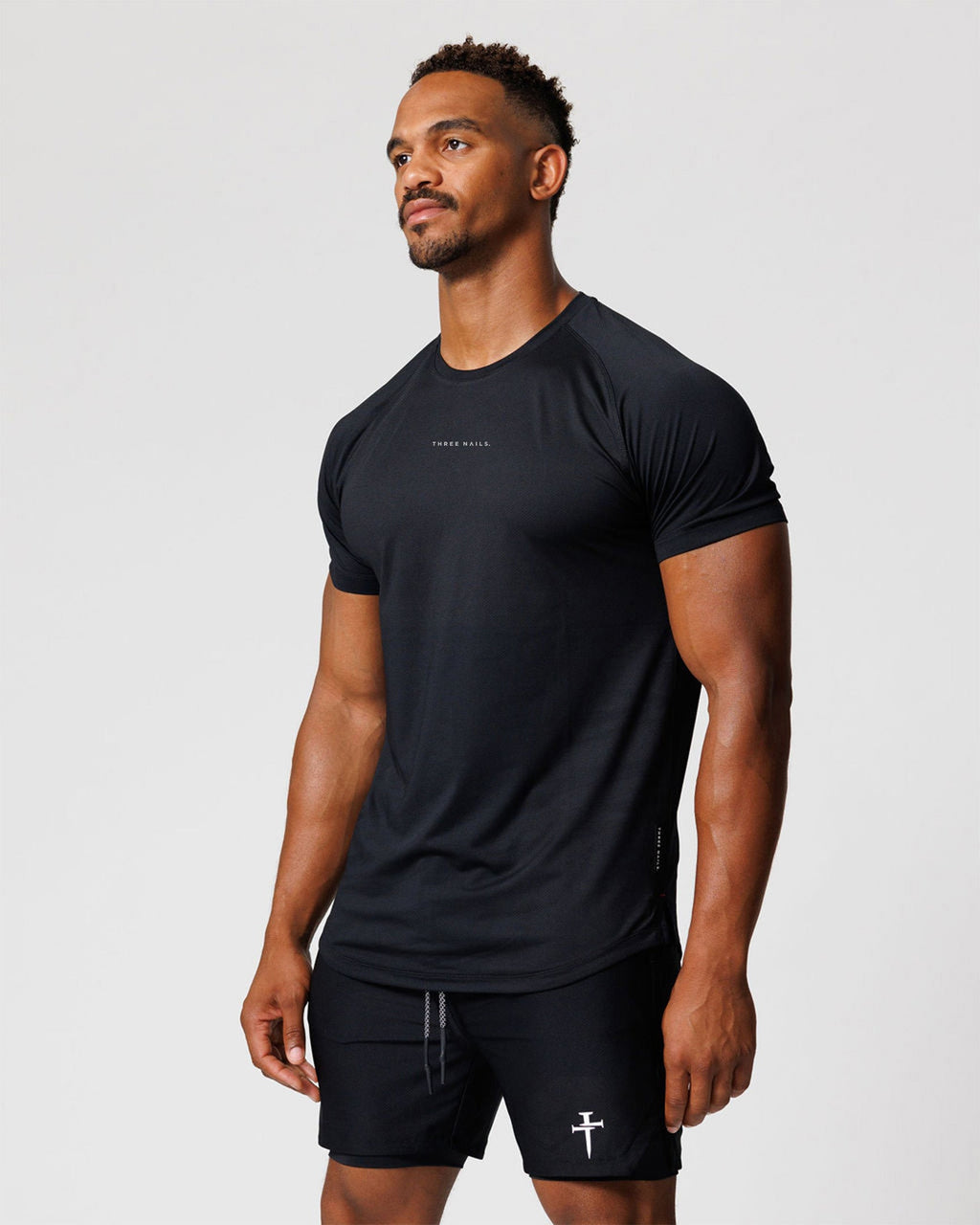 Pro-Tech Tee "Three Nails" - Black