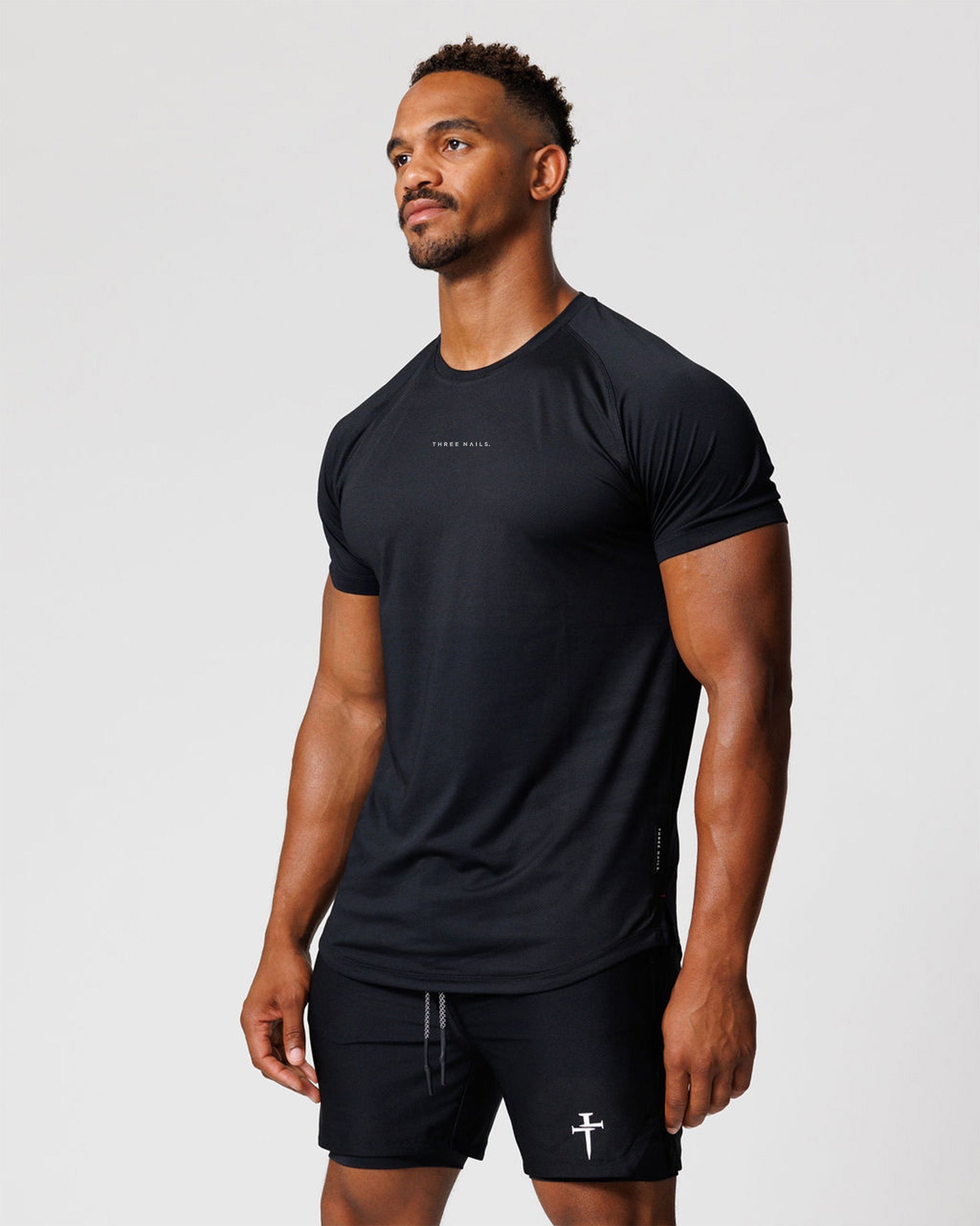 Pro-Tech Tee "Three Nails" - Black